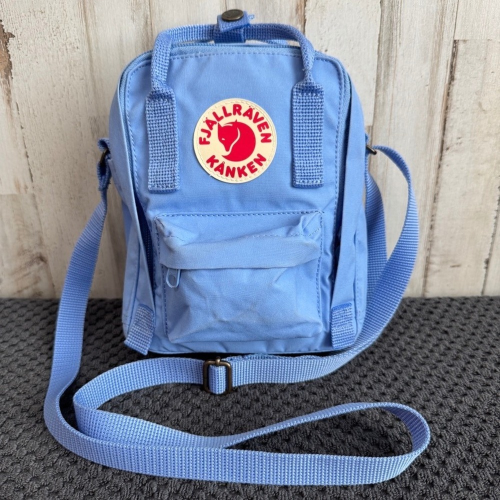 Fjallraven RARE Sling Mini Bag Unisex Light Blue Crossbody Shoulder Utility Hike